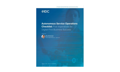 Autonomous Service Operations Checklist: Five Imperatives for Digital-First Business Success