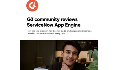 G2 community reviews ServiceNow App Engine