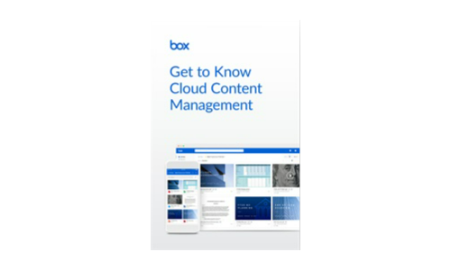 Get to Know Cloud Content Management