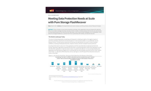 Meeting Data Protection Needs at Scale with Pure Storage FlashRecover